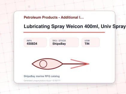 Lubricating Spray Weicon 400ml, Univ Spray-on Grease W/mos2 - Petroleum Products - Additional Items - IMPA 450834 - UOM TIN