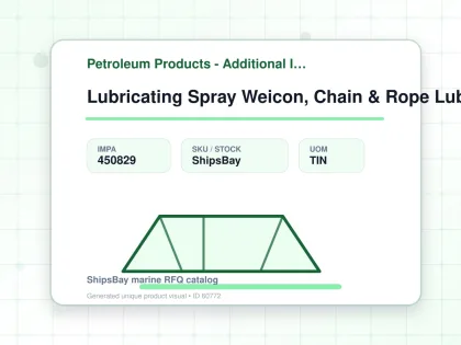 Lubricating Spray Weicon, Chain & Rope Lube 400ml - Petroleum Products - Additional Items - IMPA 450829 - UOM TIN