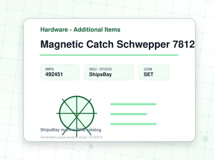 Magnetic Catch Schwepper 7812 - Hardware - Additional Items - IMPA 492451 - UOM SET