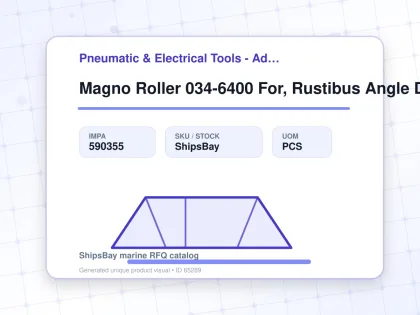 Magno Roller 034-6400 For, Rustibus Angle De-scaler R34 - Pneumatic & Electrical Tools - Additional Items - IMPA 590355 - UOM PCS