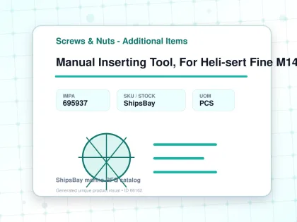 Manual Inserting Tool, For Heli-sert Fine M14x1.5 - Screws & Nuts - Additional Items - IMPA 695937 - UOM PCS