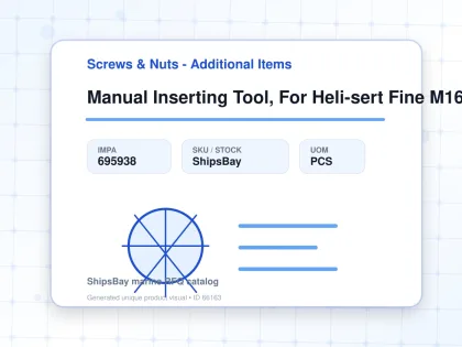 Manual Inserting Tool, For Heli-sert Fine M16x1.5 - Screws & Nuts - Additional Items - IMPA 695938 - UOM PCS
