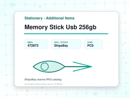 Memory Stick Usb 256gb - Stationery - Additional Items - IMPA 472873 - UOM PCS