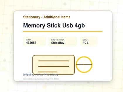 Memory Stick Usb 4gb - Stationery - Additional Items - IMPA 472684 - UOM PCS