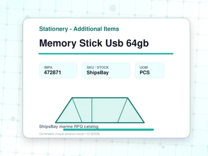 Memory Stick Usb 64gb - Stationery - Additional Items - IMPA 472871 - UOM PCS
