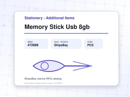 Memory Stick Usb 8gb - Stationery - Additional Items - IMPA 472689 - UOM PCS