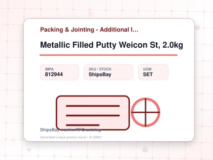 Metallic Filled Putty Weicon St, 2.0kg - Packing & Jointing - Additional Items - IMPA 812944 - UOM SET