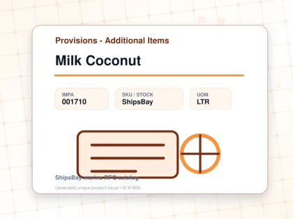 Milk Coconut - Provisions - Additional Items - IMPA 001710 - UOM LTR