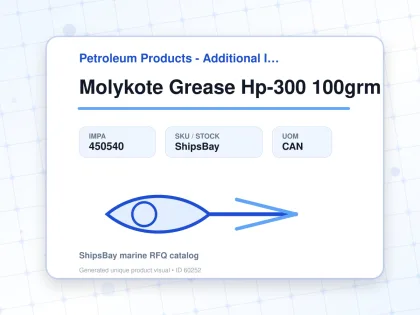 Molykote Grease Hp-300 100grm - Petroleum Products - Additional Items - IMPA 450540 - UOM CAN