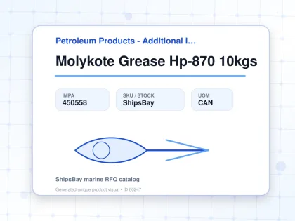 Molykote Grease Hp-870 10kgs - Petroleum Products - Additional Items - IMPA 450558 - UOM CAN