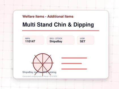 Multi Stand Chin & Dipping - Welfare Items - Additional Items - IMPA 110147 - UOM SET