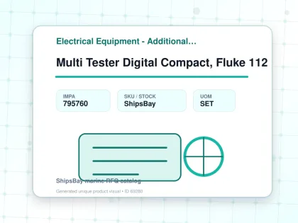 Multi Tester Digital Compact, Fluke 112 - Electrical Equipment - Additional Items - IMPA 795760 - UOM SET