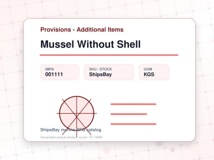 Mussel Without Shell - Provisions - Additional Items - IMPA 001111 - UOM KGS