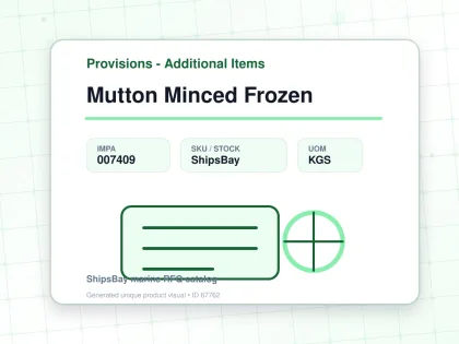 Mutton Minced Frozen - Provisions - Additional Items - IMPA 007409 - UOM KGS