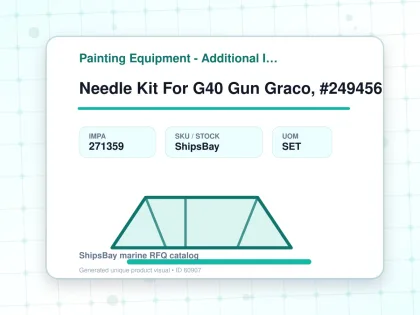 Needle Kit For G40 Gun Graco, #249456 - Painting Equipment - Additional Items - IMPA 271359 - UOM SET