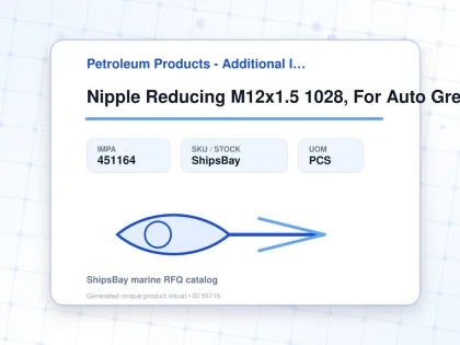 Nipple Reducing M12x1.5 1028, For Auto Grease Dispenser - Petroleum Products - Additional Items - IMPA 451164 - UOM PCS