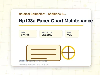 Np133a Paper Chart Maintenance - Nautical Equipment - Additional Items - IMPA 371745 - UOM VOL