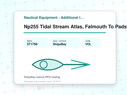 Np255 Tidal Stream Atlas, Falmouth To Padstow - Nautical Equipment - Additional Items - IMPA 371756 - UOM VOL