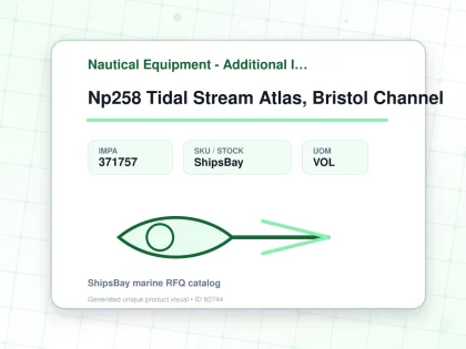 Np258 Tidal Stream Atlas, Bristol Channel - Nautical Equipment - Additional Items - IMPA 371757 - UOM VOL