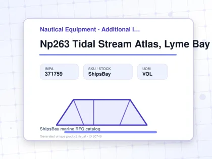 Np263 Tidal Stream Atlas, Lyme Bay - Nautical Equipment - Additional Items - IMPA 371759 - UOM VOL