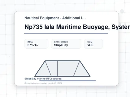 Np735 Iala Maritime Buoyage, System - Nautical Equipment - Additional Items - IMPA 371742 - UOM VOL