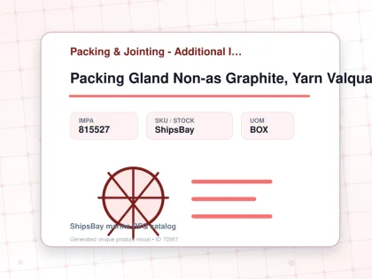 Packing Gland Non-as Graphite, Yarn Valqua Vft-22 10mmx3mtr - Packing & Jointing - Additional Items - IMPA 815527 - UOM BOX