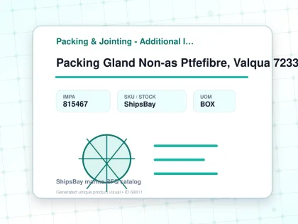 Packing Gland Non-as Ptfefibre, Valqua 7233 10mmx3mtr - Packing & Jointing - Additional Items - IMPA 815467 - UOM BOX