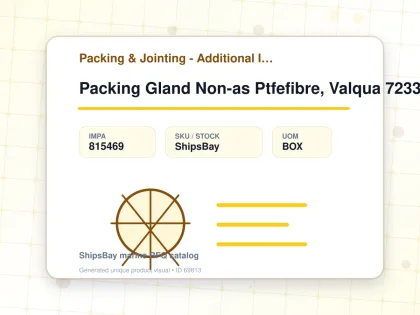 Packing Gland Non-as Ptfefibre, Valqua 7233 12.5mmx3mtr - Packing & Jointing - Additional Items - IMPA 815469 - UOM BOX