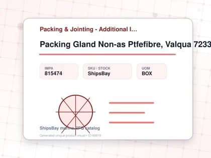 Packing Gland Non-as Ptfefibre, Valqua 7233 22mmx3mtr - Packing & Jointing - Additional Items - IMPA 815474 - UOM BOX