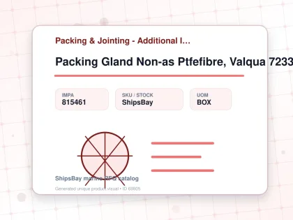 Packing Gland Non-as Ptfefibre, Valqua 7233 3mmx3mtr - Packing & Jointing - Additional Items - IMPA 815461 - UOM BOX