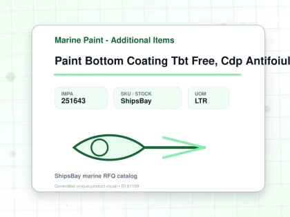 Paint Bottom Coating Tbt Free, Cdp Antifoiuling Anti-fouling - Marine Paint - Additional Items - IMPA 251643 - UOM LTR