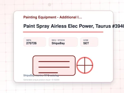Paint Spray Airless Elec Power, Taurus #39401 4ltr/min 1.8kw - Painting Equipment - Additional Items - IMPA 270726 - UOM SET