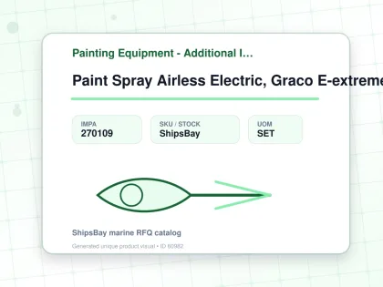 Paint Spray Airless Electric, Graco E-extreme Ex35 - Painting Equipment - Additional Items - IMPA 270109 - UOM SET