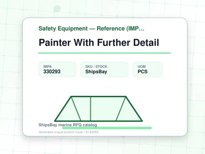 Painter With Further Detail - Safety Equipment — Reference (IMPA) - IMPA 330293 - UOM PCS