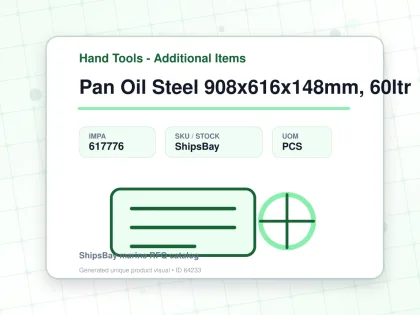 Pan Oil Steel 908x616x148mm, 60ltr - Hand Tools - Additional Items - IMPA 617776 - UOM PCS