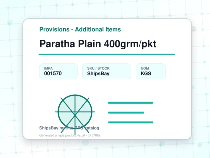 Paratha Plain 400grm/pkt - Provisions - Additional Items - IMPA 001570 - UOM KGS