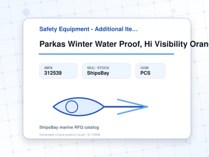 Parkas Winter Water Proof, Hi Visibility Orange/grey 3xl - Safety Equipment - Additional Items - IMPA 312539 - UOM PCS