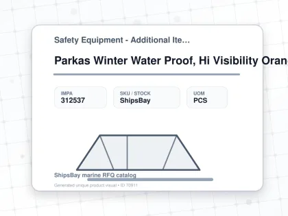 Parkas Winter Water Proof, Hi Visibility Orange/grey Xl - Safety Equipment - Additional Items - IMPA 312537 - UOM PCS