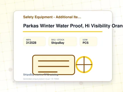 Parkas Winter Water Proof, Hi Visibility Orange/navy S - Safety Equipment - Additional Items - IMPA 312528 - UOM PCS