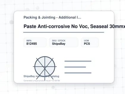 Paste Anti-corrosive No Voc, Seaseal 30mmx30mmx2.7mtr - Packing & Jointing - Additional Items - IMPA 812495 - UOM PCS