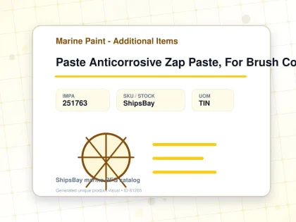 Paste Anticorrosive Zap Paste, For Brush Coating 8.4kg - Marine Paint - Additional Items - IMPA 251763 - UOM TIN
