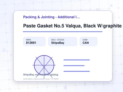 Paste Gasket No.5 Valqua, Black W/graphite 2.5kg - Packing & Jointing - Additional Items - IMPA 812691 - UOM CAN
