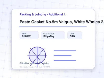 Paste Gasket No.5m Valqua, White W/mica 2.5kg - Packing & Jointing - Additional Items - IMPA 812692 - UOM CAN