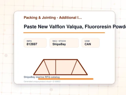 Paste New Valflon Valqua, Fluororesin Powder 1kg - Packing & Jointing - Additional Items - IMPA 812697 - UOM CAN