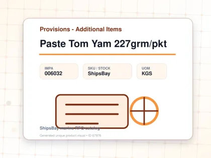 Paste Tom Yam 227grm/pkt - Provisions - Additional Items - IMPA 006032 - UOM KGS