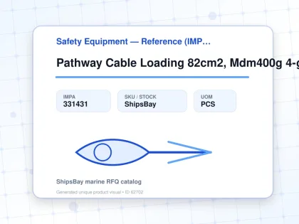 Pathway Cable Loading 82cm2, Mdm400g 4-gang Solid Plate Kit - Safety Equipment — Reference (IMPA) - IMPA 331431 - UOM PCS