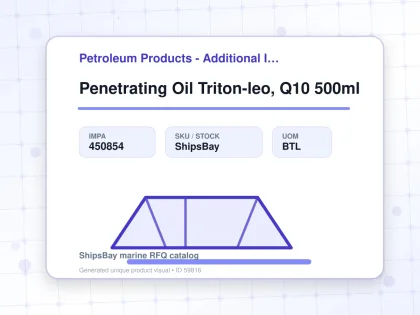 Penetrating Oil Triton-leo, Q10 500ml - Petroleum Products - Additional Items - IMPA 450854 - UOM BTL