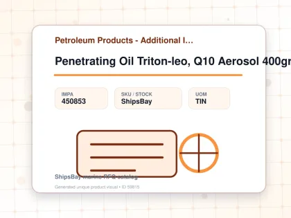 Penetrating Oil Triton-leo, Q10 Aerosol 400grm - Petroleum Products - Additional Items - IMPA 450853 - UOM TIN