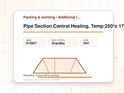 Pipe Section Central Heating, Temp:250°c 17x25mm L:30mtr - Packing & Jointing - Additional Items - IMPA 813927 - UOM SHT