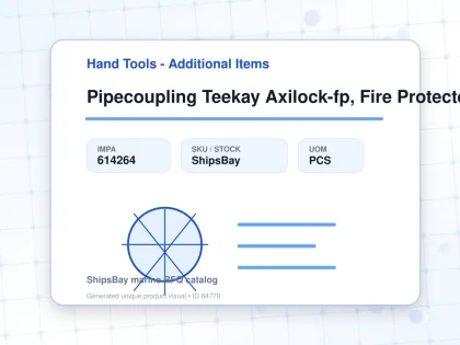 Pipecoupling Teekay Axilock-fp, Fire Protected Pipe Od 154mm - Hand Tools - Additional Items - IMPA 614264 - UOM PCS